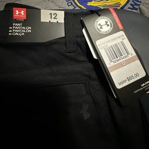 Under Armour bots pants. Never worn size 12
